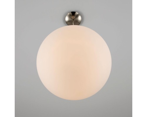 Подвесной светильник Citilux CL941251 Шар 25см Белый+Хром матовый