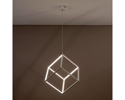 Подвесной светодиодный светильник Citilux CL719300 Куб 40 Вт 4000K Белый