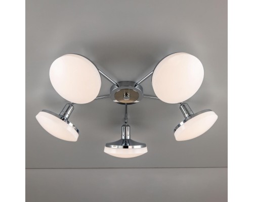 Потолочная светодиодная люстра Citilux CL716251Wz Тамбо 60 Вт 3000K Хром