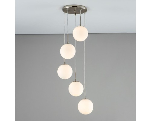 CL102054 Томми Хром Мат.+ Белый Св-к Подвес