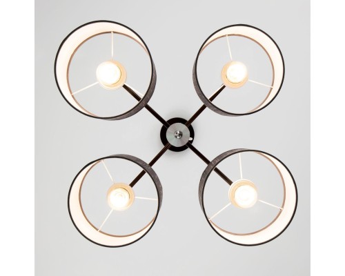 CL428241 Форма Кофе+Серый Св-к Люстра