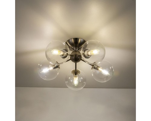 CL102151 Томми Хром Мат. Св-к Люстра