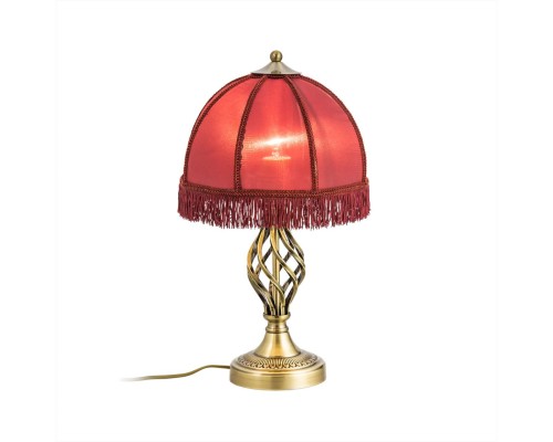 CL407803 Базель Бронза+Красный Св-к Настольный