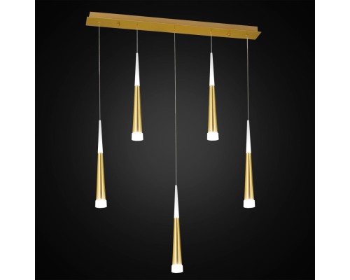 Подвесной светодиодный светильник Citilux CL227052 Вегас 35 Вт 3000K Шампань