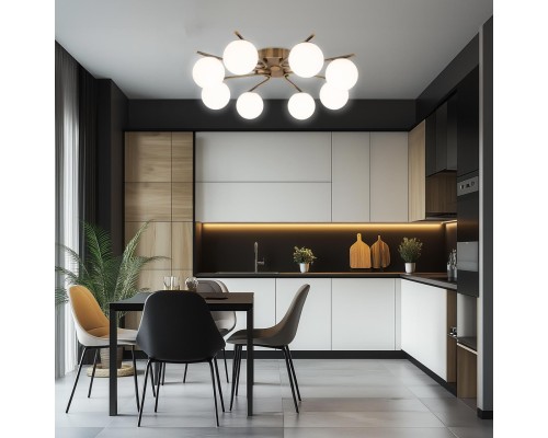 CL228A183 Адам Смарт Бронза Св-к Люстра