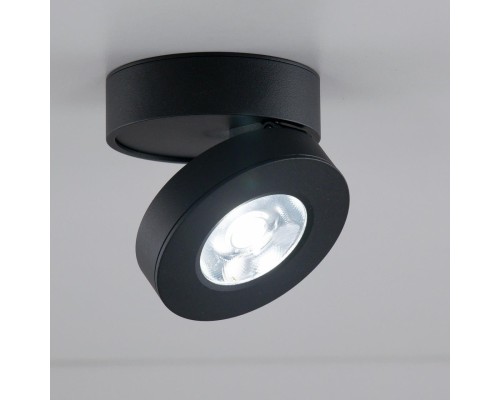 CL558031N Стамп Черный Св-к Накладной 10W*4000K