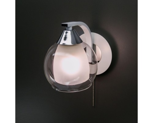 CL152310 Кристи Белый+Хром Св-к Бра