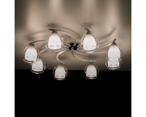 CL152180 Кристи Белый+Хром Св-к Люстра