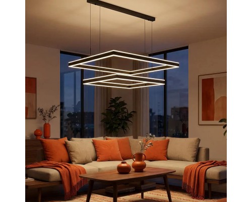 CL719K211 Дуэт Черный Св-к Люстра