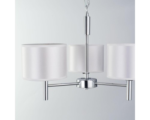 Подвесная люстра Citilux CL463130 Аврора Хром + Белый