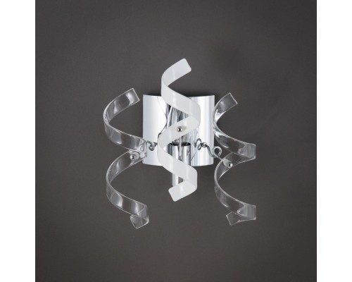 Бра Citilux CL222321 Рандом Хром+Прозрачный+Белая