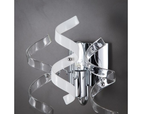 Бра Citilux CL222321 Рандом Хром+Прозрачный+Белая