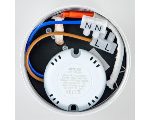 CL558030N Стамп Белый Св-к Накладной 10W*4000K