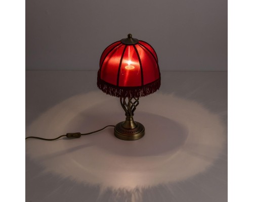 CL407803 Базель Бронза+Красный Св-к Настольный