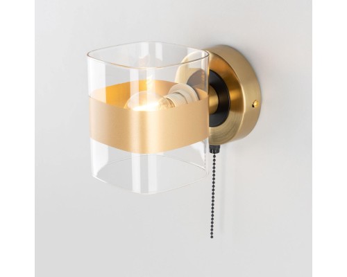 CL140311 Бертон Бронза+Черный Св-к Бра