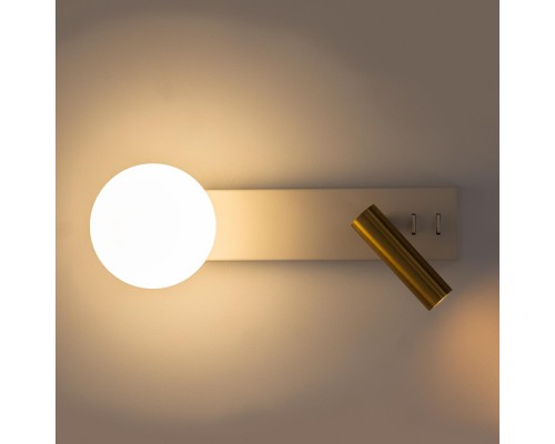 CL704450 Декарт Белый+Бронза Св-к Настенный