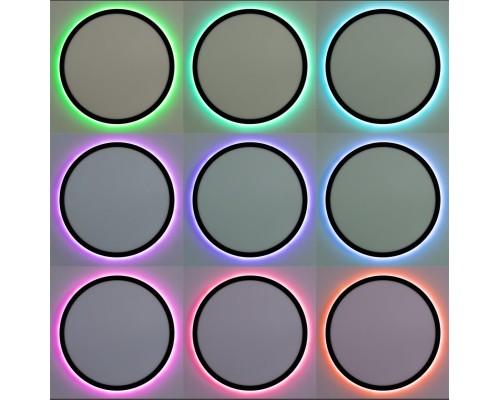 CL738321EL Бейсик Лайн Черный Св-к с пультом LED+RGB 40W