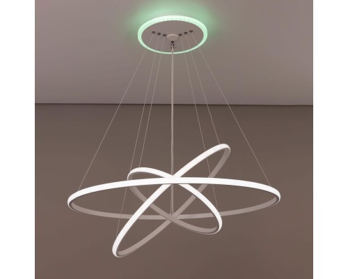 CL731A090E Неон Белый Смарт RGB Св-к Люстра