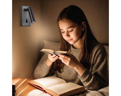 CL704352 Декарт Хром Мат. Св-к Настенный