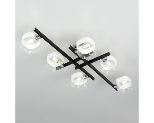 CL139262 Вирта Черный Люстра потолочная