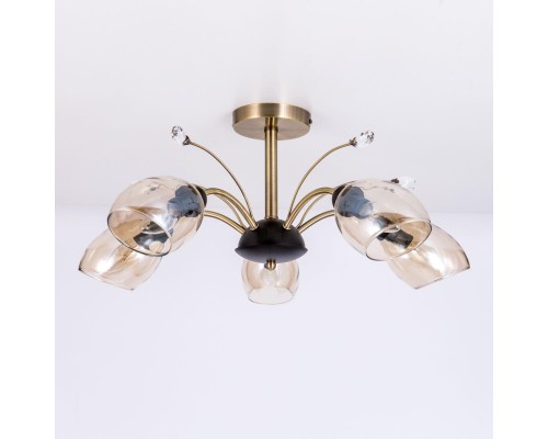 CL108155 Комета Бронза+Дымч. Св-к Люстра