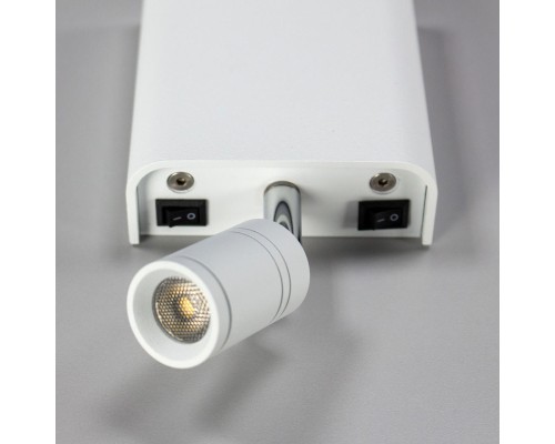 Настенный светодиодный светильник с лампой для чтения Citilux CL704410 Декарт 6Вт 3000К