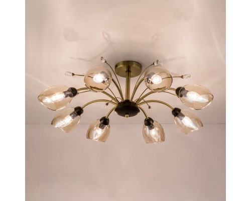 CL108185 Комета Бронза+Дымч. Св-к Люстра