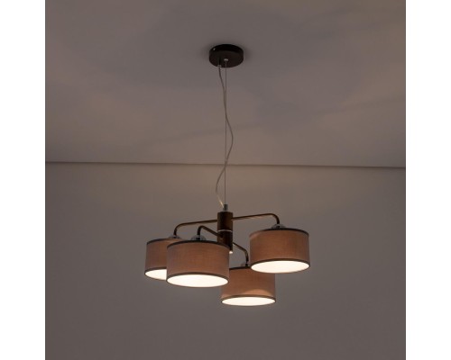 CL428241 Форма Кофе+Серый Св-к Люстра