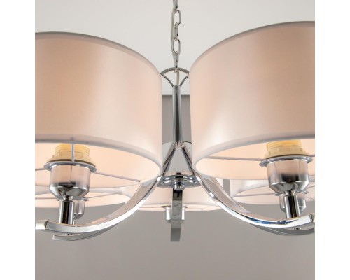 CL466150 Эвита Хром+Белый Св-к Люстра
