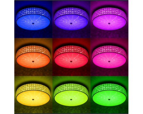 CL32418G1 Портал Хром Св-к Люстра c RGB