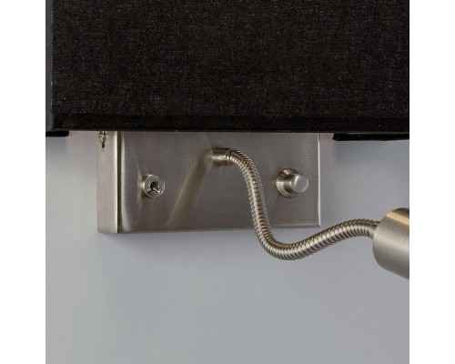 Бра с выключателем и лампой для чтения 3Вт 3000K Citilux CL704301 Декарт Хром Матовый