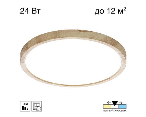 CL738242V Бейсик Клен Св-к Накл. LED 24W*Мульти