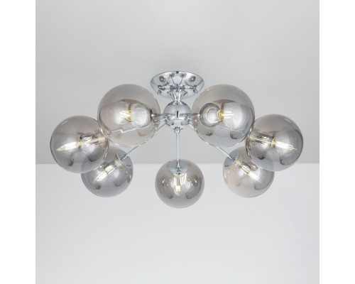 CL102170 Томми Хром+Дымч. Св-к Люстра