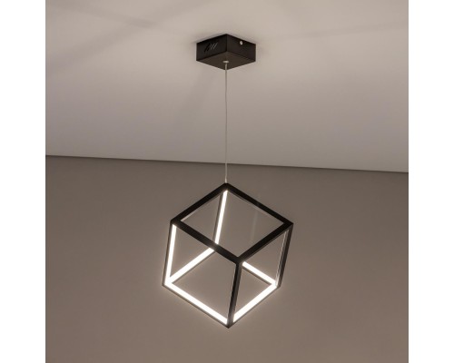 Подвесной светодиодный светильник Citilux CL719201 Куб 30 Вт 4000K Черный