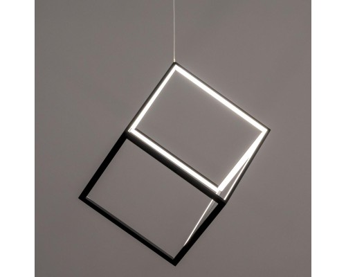 Подвесной светодиодный светильник Citilux CL719301 Куб 40 Вт 4000K Черный