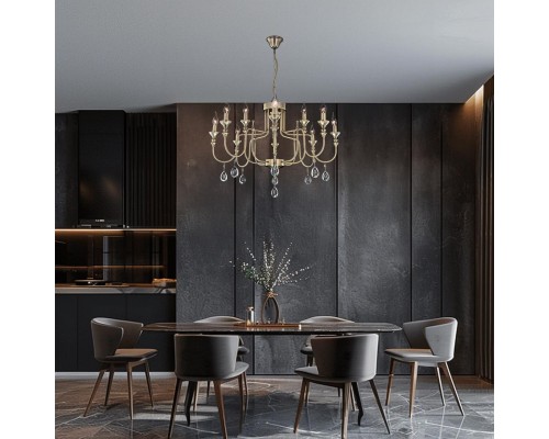 Подвесная люстра Citilux CL437223 Рига Бронза