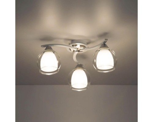 CL152130 Кристи Белый+Хром Св-к Люстра