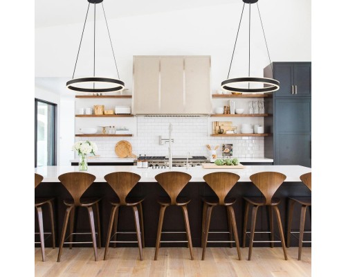 CL719501 Дуэт Черный Св-к Люстра