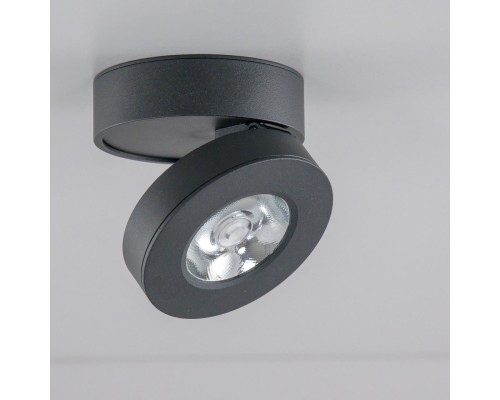 CL558031N Стамп Черный Св-к Накладной 10W*4000K