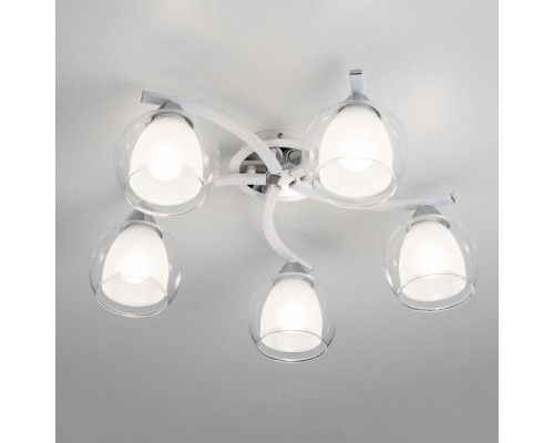 CL152150 Кристи Белый+Хром Св-к Люстра