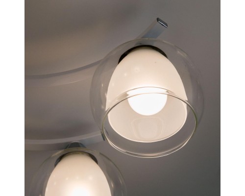 CL152180 Кристи Белый+Хром Св-к Люстра