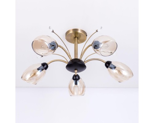 CL108155 Комета Бронза+Дымч. Св-к Люстра