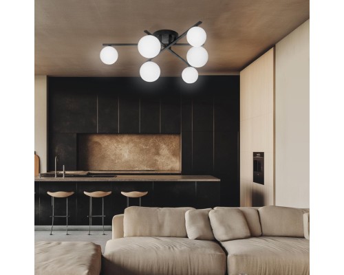 CL209261 GLOB Черный Св-к Люстра