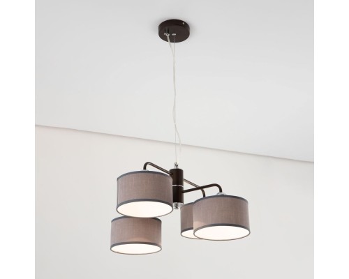 CL428241 Форма Кофе+Серый Св-к Люстра