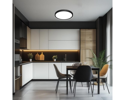 CL738321V Бейсик Черный Св-к Накл. LED 32W*Мульти