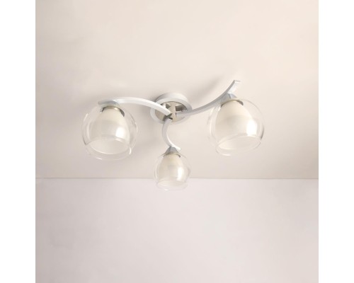 CL152130 Кристи Белый+Хром Св-к Люстра