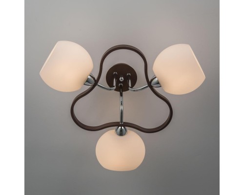 Потолочная люстра Citilux CL131131 Октава Хром+Венге