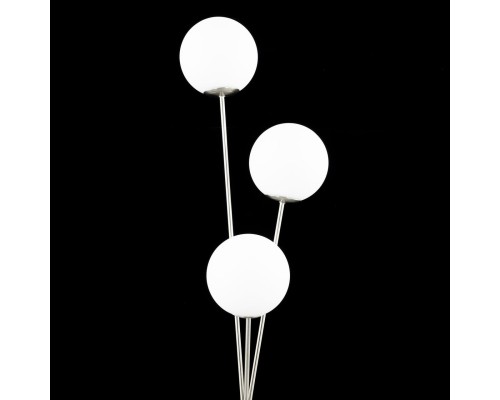 CL102934 Томми Хром Мат.+ Белый Св-к Торшер