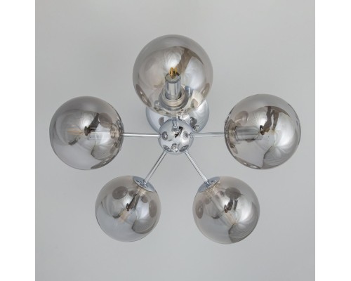 CL102150 Томми Хром+Дымч. Св-к Люстра