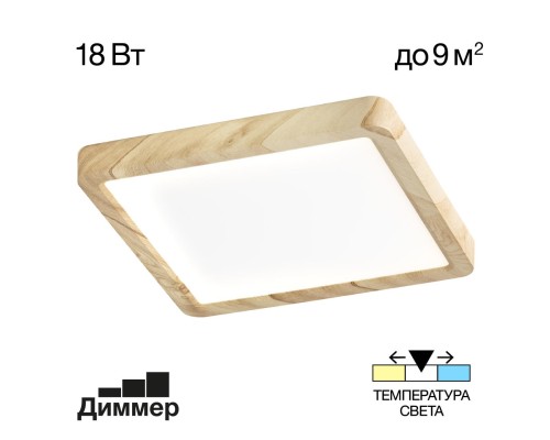 CL738K182V Бейсик Клен Св-к Накл. LED 18W*Мульти